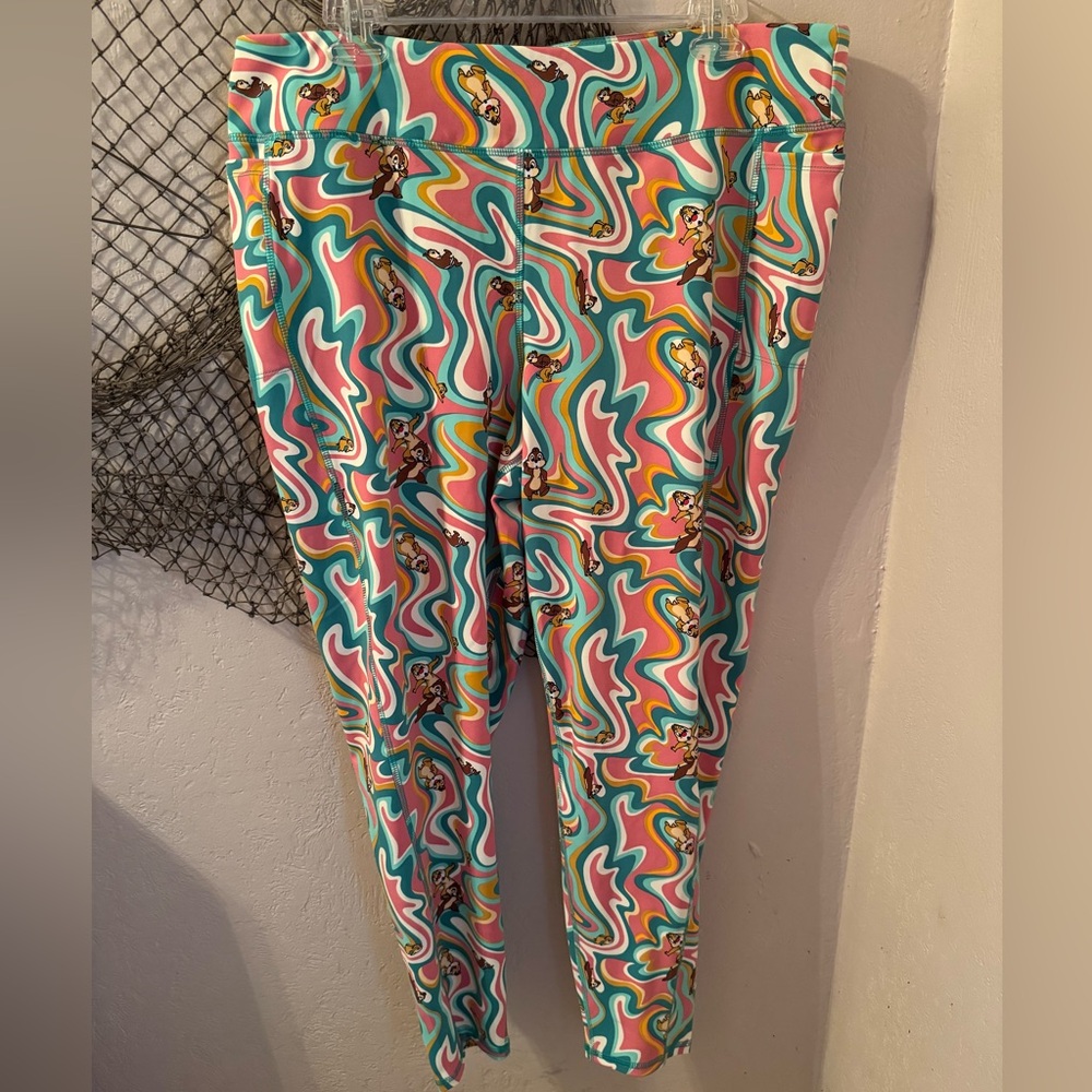 Disney Chip and Dale Swirl Leggins XL